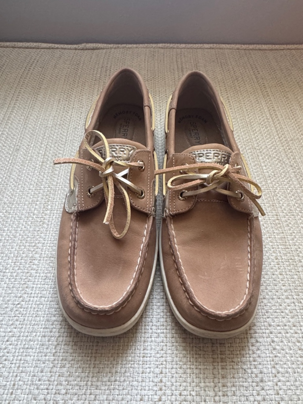 Sperry Women’s Tan Leather Classic Boat Shoes